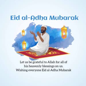 Eid al-Adha marketing flyer