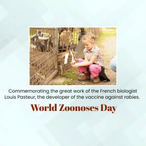 World Zoonoses Day Instagram Post