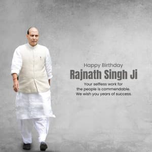 Rajnath Singh Birthday graphic