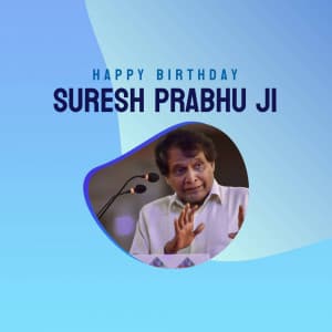 Suresh Prabhu Birthday graphic