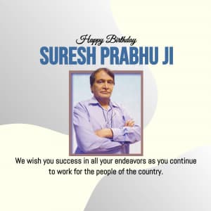 Suresh Prabhu Birthday video