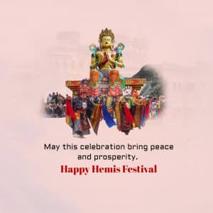 Hemis Festival poster Maker