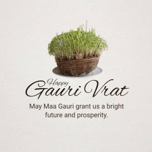 Gauri Vrat poster Maker