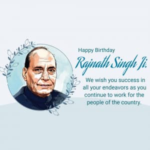 Rajnath Singh Birthday post