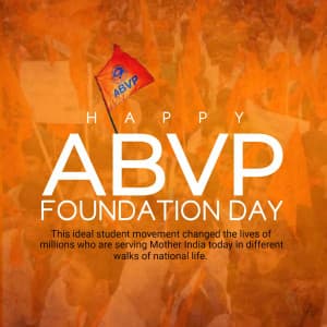 ABVP Foundation Day poster Maker