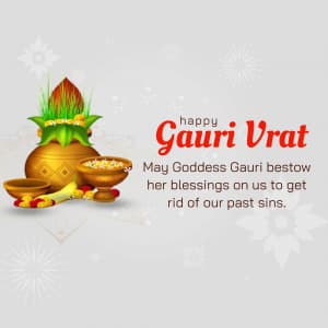 Gauri Vrat event advertisement