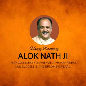 Alok Nath Birthday post