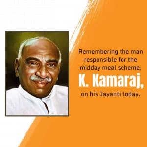 K. Kamaraj Jayanti creative image