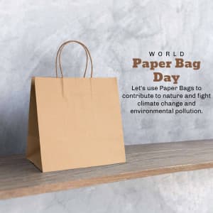 World Paper Bag Day greeting image