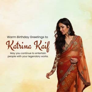 Katrina Kaif  Birthday illustration