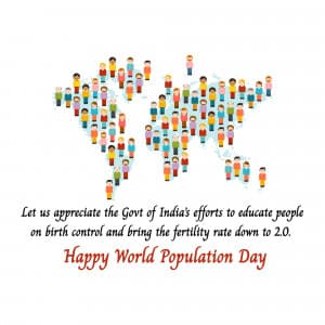 World Population Day advertisement banner