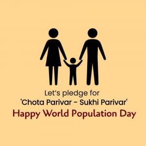 World Population Day ad post