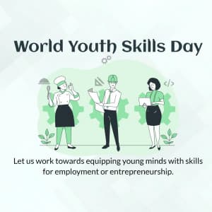 World Youth Skills Day ad post
