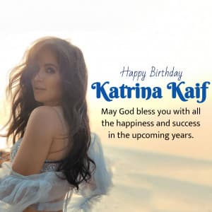 Katrina Kaif  Birthday flyer