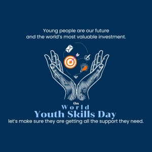 World Youth Skills Day marketing flyer