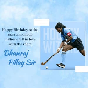 Dhanraj Pillay Birthday Instagram Post