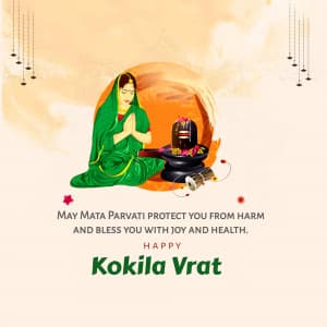 Kokila Vrat event advertisement