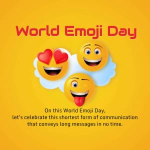 World Emoji Day creative image