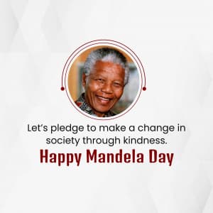 Nelson Mandela International Day graphic