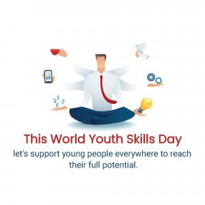 World Youth Skills Day creative image