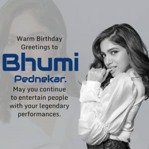 Bhumi Pednekar Birthday image