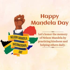 Nelson Mandela International Day creative image