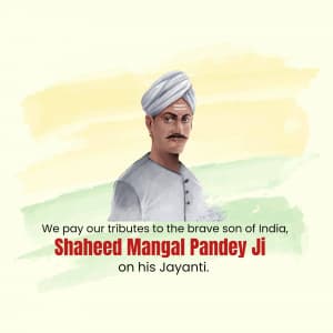 Mangal Pandey Jayanti graphic