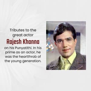 Rajesh Khanna Punyatithi Instagram Post