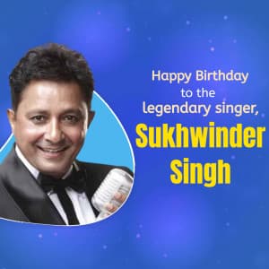 Sukhwinder Singh Birthday whatsapp status poster