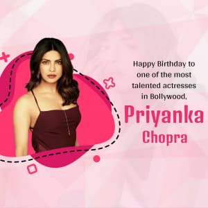 Priyanka Chopra Birthday banner