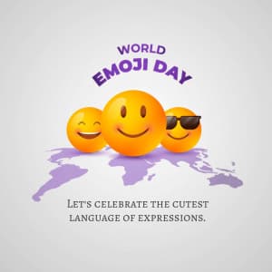 World Emoji Day event advertisement