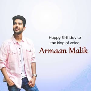 Armaan Malik Birthday illustration