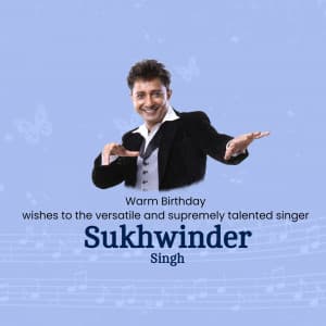 Sukhwinder Singh Birthday poster Maker