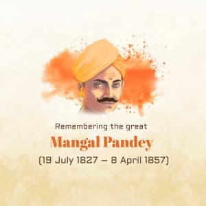 Mangal Pandey Jayanti Instagram Post