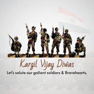 Kargil Vijay Diwas greeting image