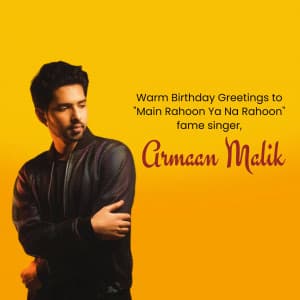 Armaan Malik Birthday banner