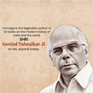 Govind Talwalkar Jayanti Instagram Post