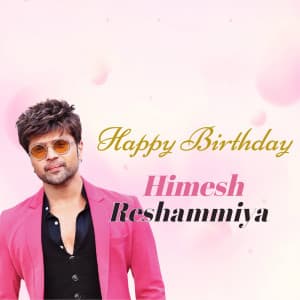 Himesh Reshammiya Birthday poster Maker