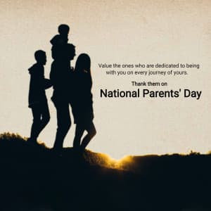 National Parent's Day greeting image