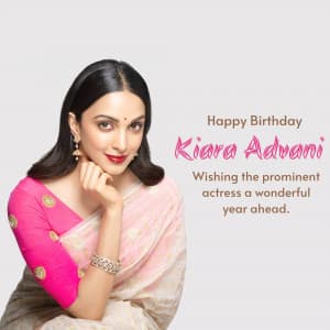 Kiara advani birthday illustration