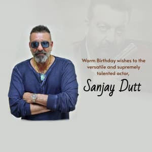 Sanjay Dutt Birthday image