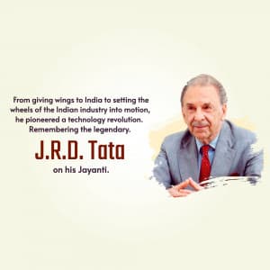 J. R. D. Tata Jayanti creative image