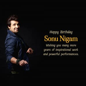 Sonu Nigam Birthday graphic