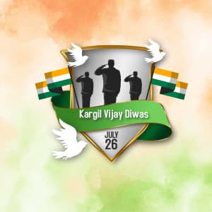 Kargil Vijay Diwas marketing flyer