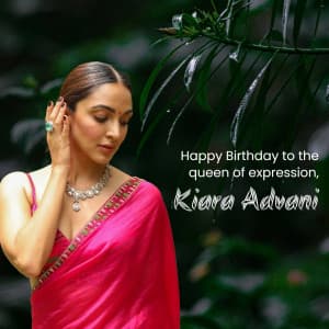 Kiara advani birthday graphic