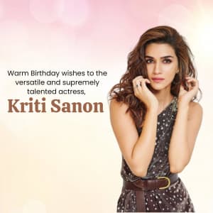 Kriti Sanon Birthday banner