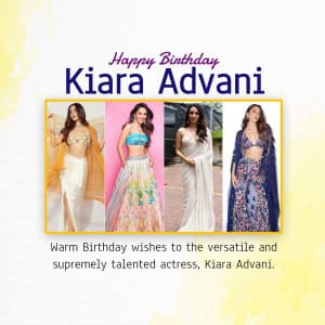 Kiara advani birthday video