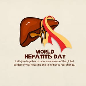 World Hepatitis Day marketing poster