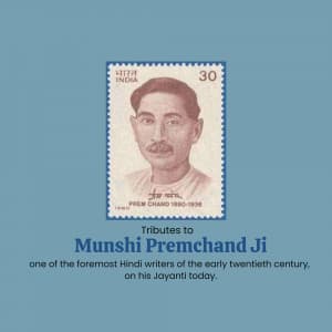 Munshi Premchand Janm Jayanti Instagram Post