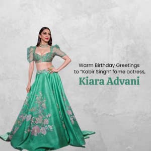 Kiara advani birthday banner